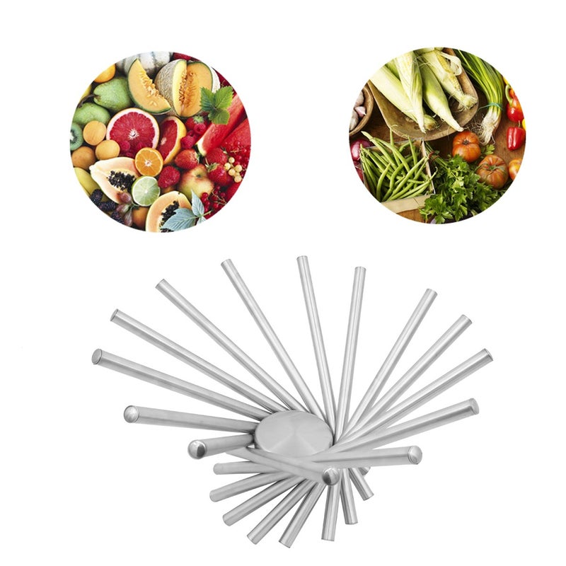 Unigift Creative Stainless Steel Rotation Fruit Bowl/Fruit Basket/Fruit Stand/Fruit Holder - Image 3